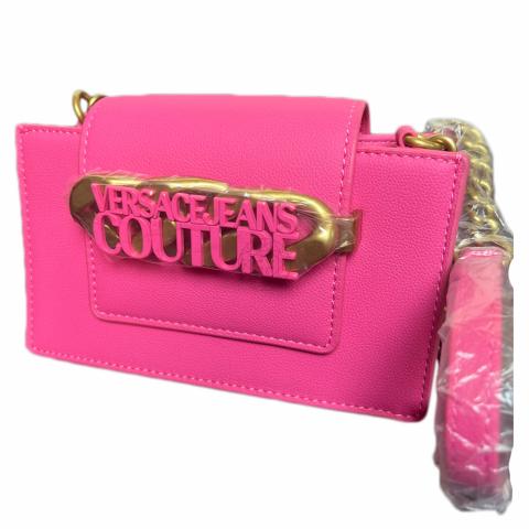 Versace Jeans Couture Red Small Pouch Nylon Crossbody Bag with Coin Pu
