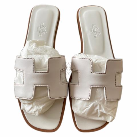 Oran discount sandals white