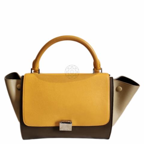 Celine 2025 trapeze yellow