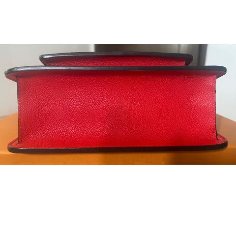 Monceau cloth handbag Louis Vuitton Brown in Cloth - 25090669