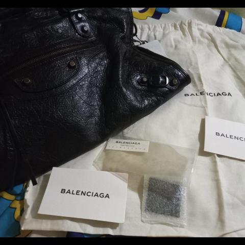 BALENCIAGA City Mini Shoulder Bag Black  PLAYFUL