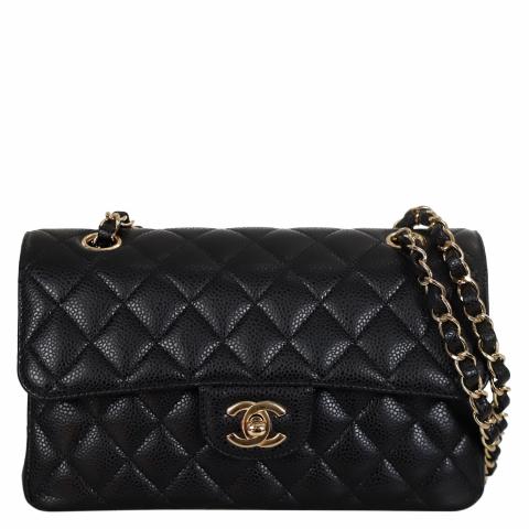 Sell Chanel Caviar Classic Small Double Flap Bag - Black
