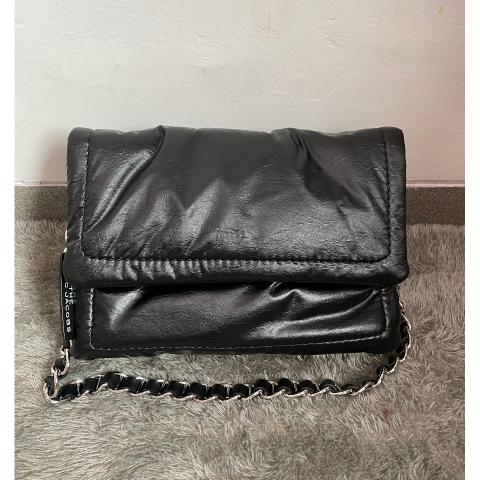 MARC JACOBS Lambskin The Pillow Bag Black 1145001