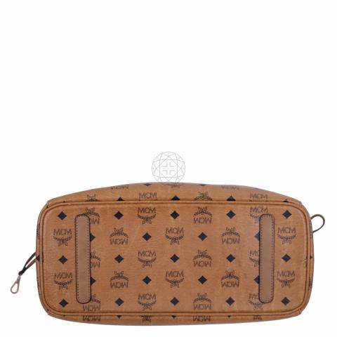 Cloth tote MCM Brown in Cloth - 27435392