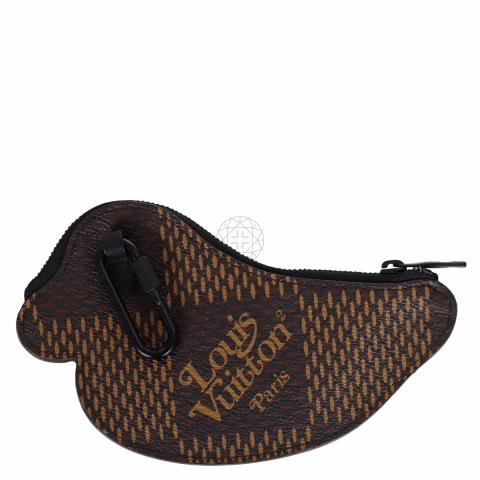 Louis Vuitton Multicolor Leather And Monogram Coated Canvas Mask