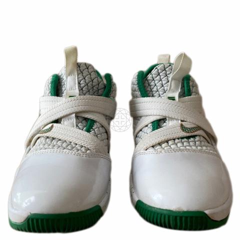 Lebron soldier best sale 12 white green