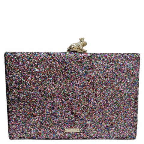 Kate spade clutch sales glitter