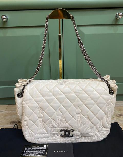 Sell Chanel Paris Moscow White Calfskin RHW - White