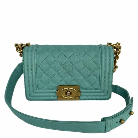 Chanel boy tiffany blue sale