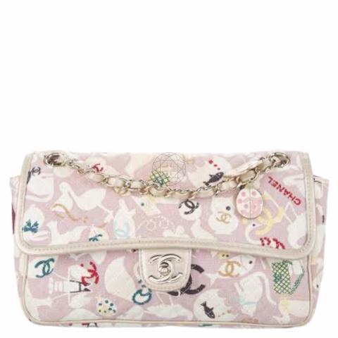 Sell Chanel Baby Animal Flap Bag - Pink/White/Multicolor