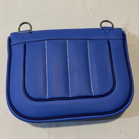 Hermes Berline Sports Bag Evercolor 21 Blue 12591141