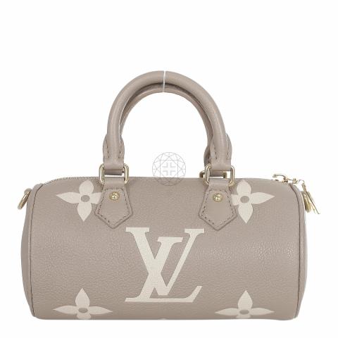 Papillon bb cloth handbag Louis Vuitton Brown in Cloth - 38835085