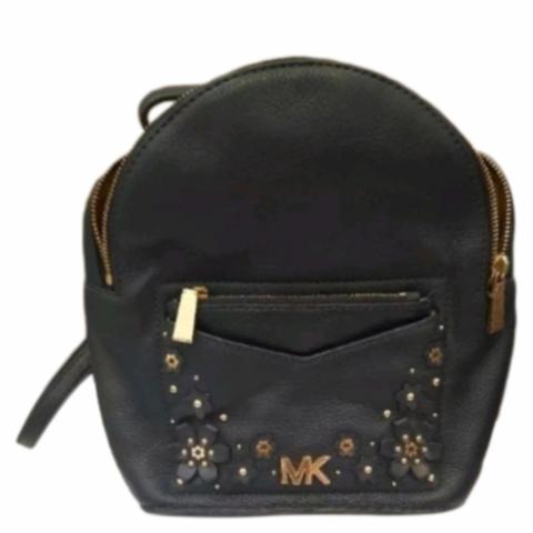 Michael Kors Kelsey Black Brown Pebbled Leather Large Shoulder Bag Purse |  eBay