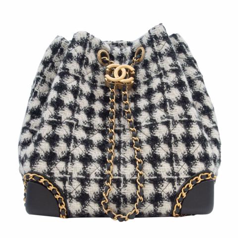 Chanel backpack clearance tweed