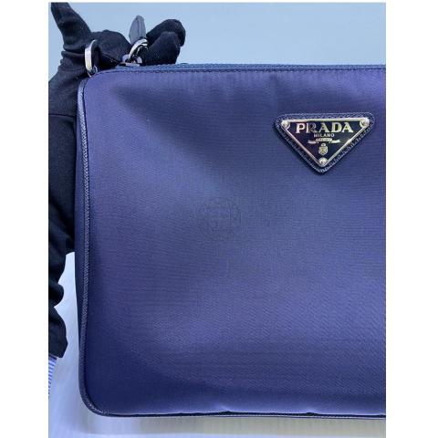 Prada multi pochette discount blue