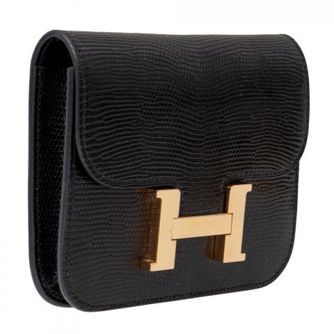 Hermes Constance Slim leather wallet - ShopStyle