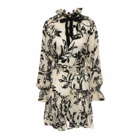 accessorize little black dress Black Dress with Print Back