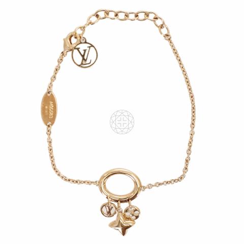 Louis Vuitton Gold My Blooming Strass Bracelet QJJ4I817DB000