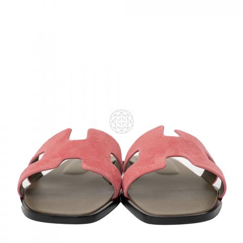 Hermes Oran Sandal Rose du Desert Goatskin