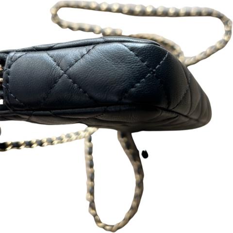 Sell Chanel Double-Zip Clutch on Chain Bag - Black
