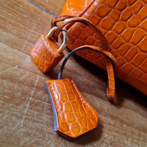 HERMÈS, 2015, AN ORANGE POPPY EPSOM LEATHER SELLIER KELLY 35 BAG