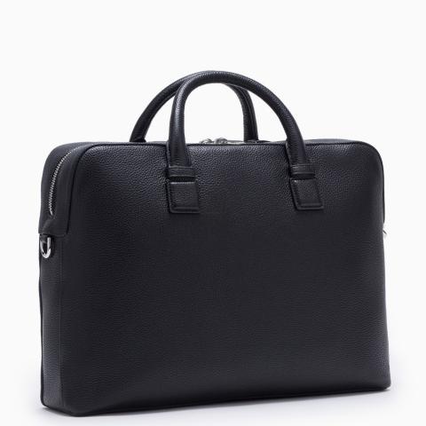 Sell Calvin Klein Leather Briefcase Black/Silver