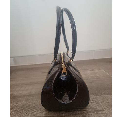 Preloved Louis Vuitton Yellow Vernis Monogram Sherwood PM Handbag FL01 –  KimmieBBags LLC