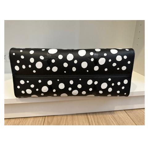 Cloth travel bag Louis Vuitton x Yayoi Kusama Black in Cloth - 33646716