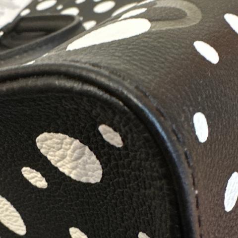 Cloth travel bag Louis Vuitton x Yayoi Kusama Black in Cloth - 33646716