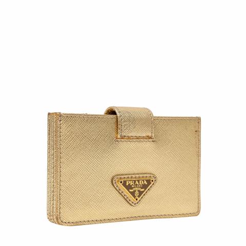 Prada Women's Saffiano Leather Card Holder