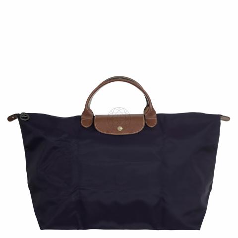 Longchamp blue discount bowling bag