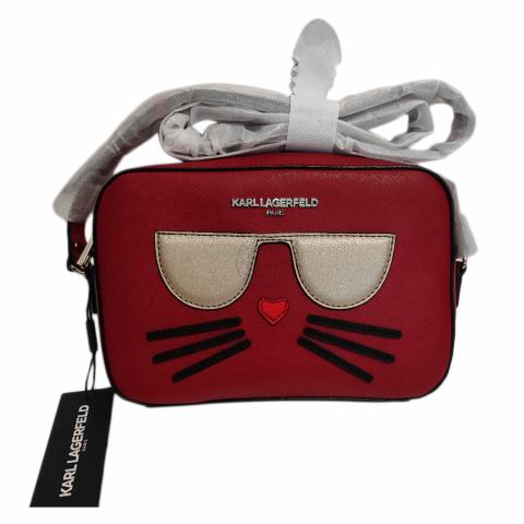 Sell Karl Lagerfeld Maybelle Camera Crossbody Bag - Red