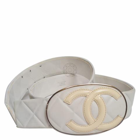 Chanel clearance quilted belt