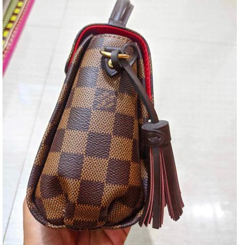 De'lux Bagz - LV croisette damier ebene, preloved good condition, comes  with dust bag and strap only, price RM 4xxx #deluxpreloved#deluxlv