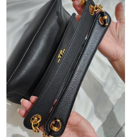 Sell Tory Burch Britten Flap Shoulder Bag - Black