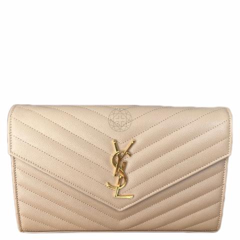 Sell Saint Laurent Wallet on Chain 22cm - Nude