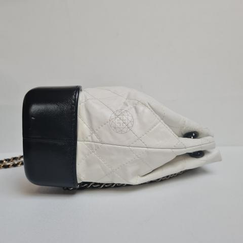 Gabrielle leather backpack Chanel White in Leather - 32085539