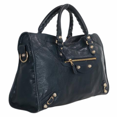 Sell Balenciaga City Bag - Navy Blue | HuntStreet.com