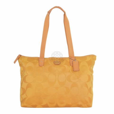 Coach store packable tote