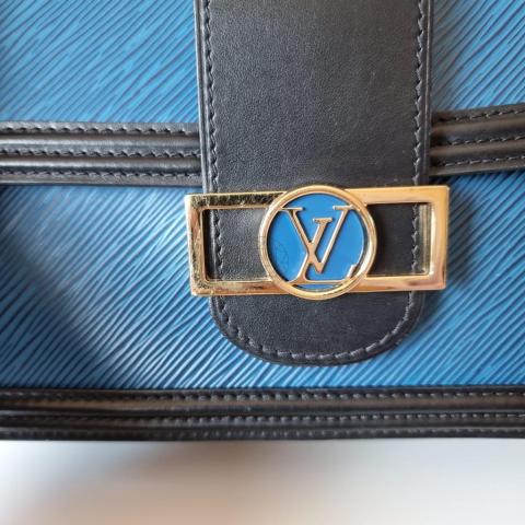 Sell Louis Vuitton Dauphine MM Epi Navy Black - Black/Blue