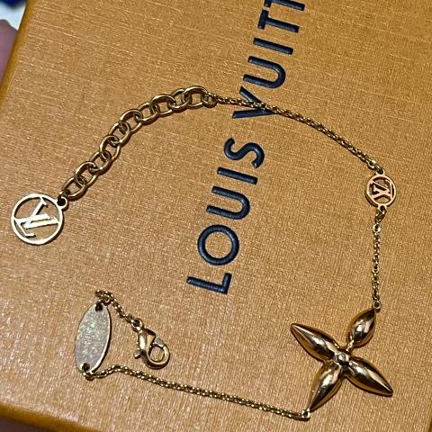 Louis Vuitton Louisette Bracelet Gold for Men
