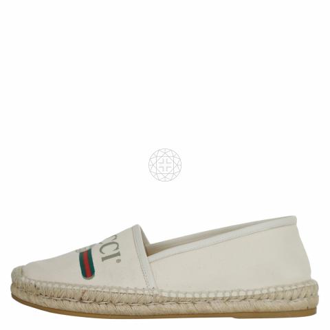 Sell Gucci Logo Canvas Espadrilles Off White HuntStreet