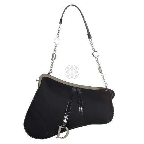 Dior satin hot sale saddle bag