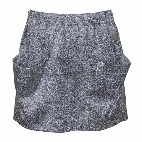 Louis Vuitton® Oversized Pocket Glitter Mini Skirt SiLVer. Size S0