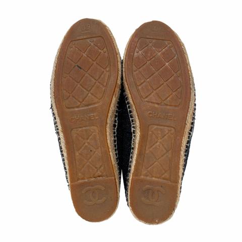 Chanel espadrilles wear and on sale tear