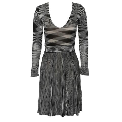 Sell Missoni Knitted Sheer Dress - Black/White | HuntStreet.com Sell Missoni Knitted Sheer Dress - Black/White | HuntStreet.com