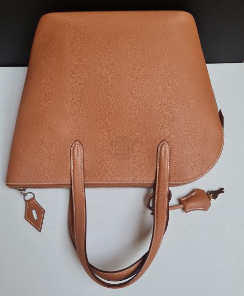 Hermès Original Bag  Hermes Toffee Taurillon Novillo Sea Surf