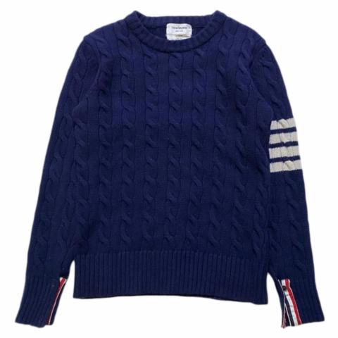 Sell Thom Browne 4-Bar Wool Sweater - Blue | HuntStreet.com