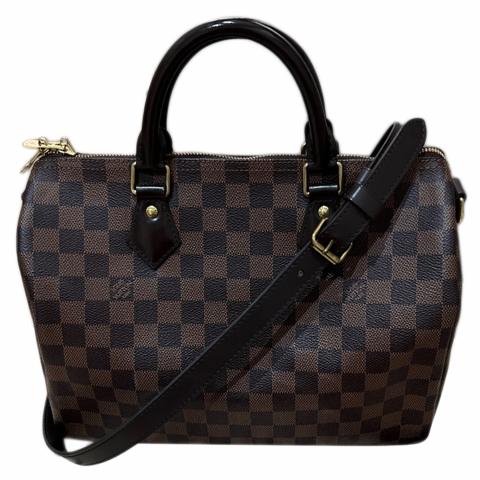 LOUIS VUITTON Speedy Bandoulière 30 Brown Damier Ebene