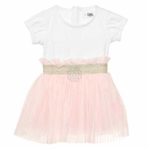 strapless open back dress Karl Lagerfeld: Paris Dress Pink 4 main image 1